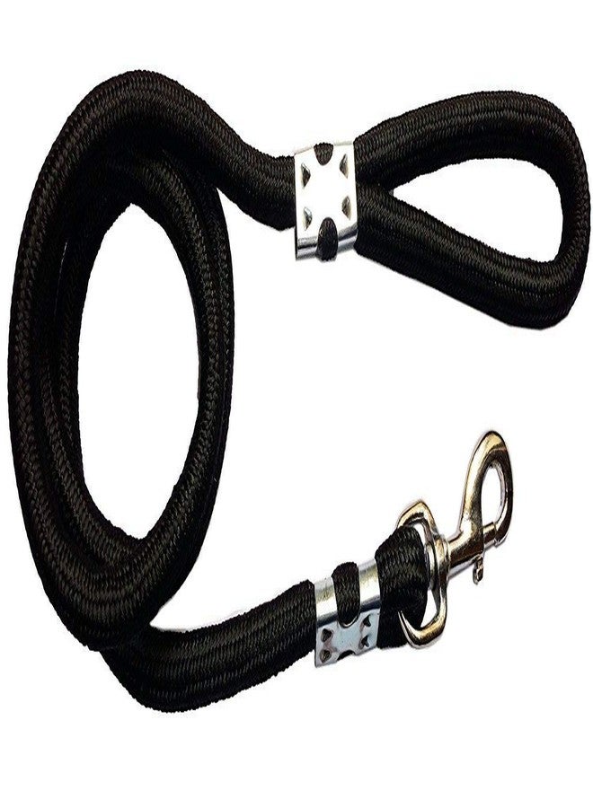 Pet Guard Nylon Padded Adjustable Dog Harness and Leash Rope (0.75 Inch) (Small, Black) - Image 2